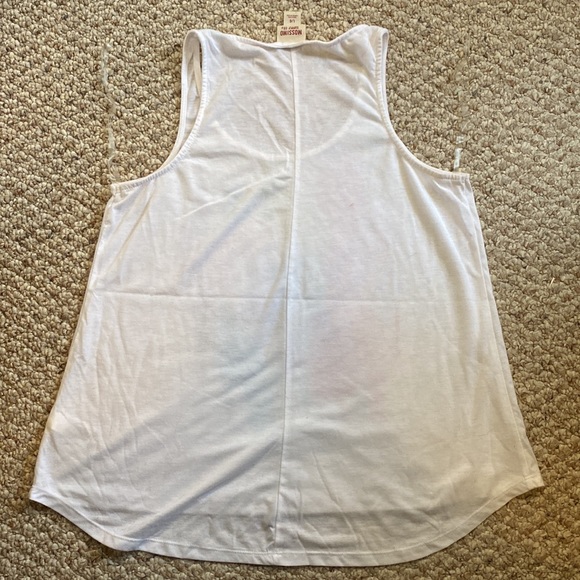 Mossimo white tank top with rainbow heart - Picture 5 of 5